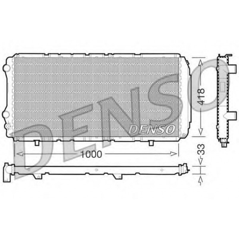 DRM09075  DENSO - Радіатор охолодження