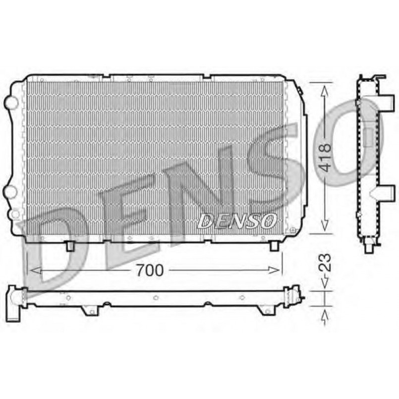 DRM09077  DENSO - Радіатор охолодження