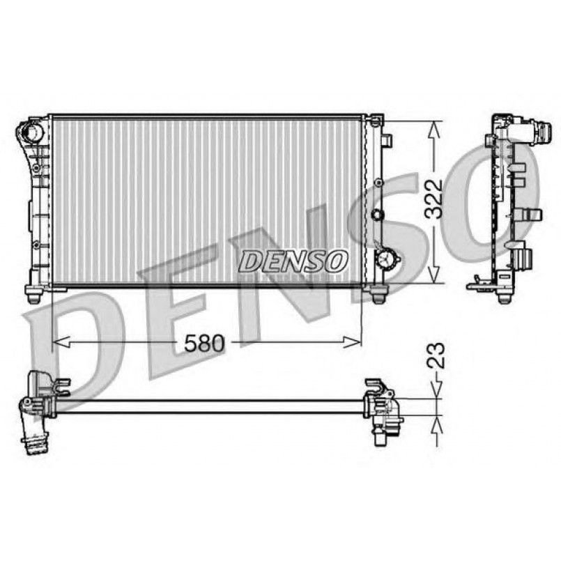 DRM09085  DENSO - Радіатор охолодження
