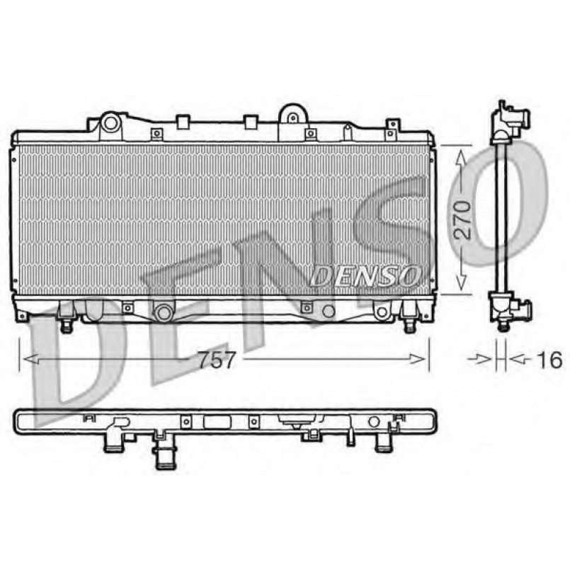 DRM09094  DENSO - Радіатор охолодження
