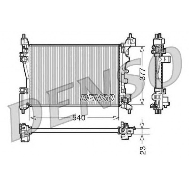 DRM09109  DENSO - Радіатор охолодження