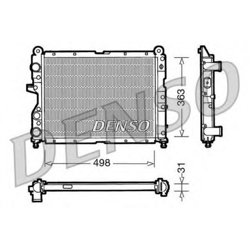 DRM09131  DENSO - Радіатор охолодження