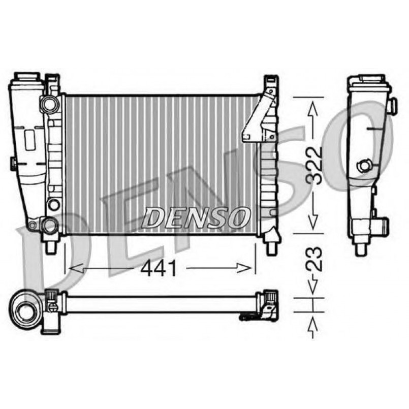 DRM09143  DENSO - Радіатор охолодження
