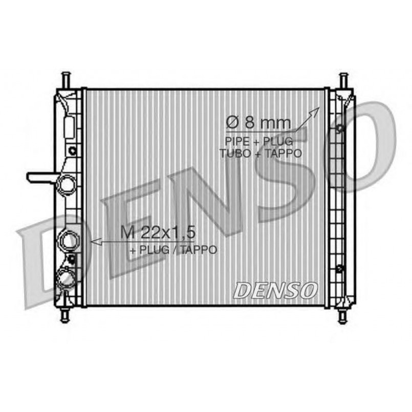 DRM09150  DENSO - Радіатор охолодження
