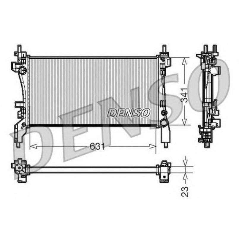DRM09172  DENSO - Радіатор охолодження