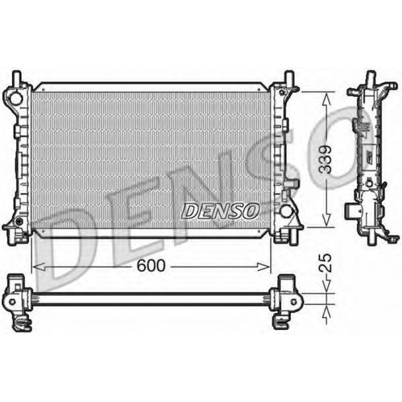 DRM10003  DENSO - Радіатор охолодження