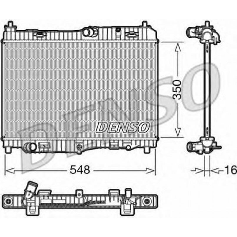 DRM10005  DENSO - Радіатор охолодження