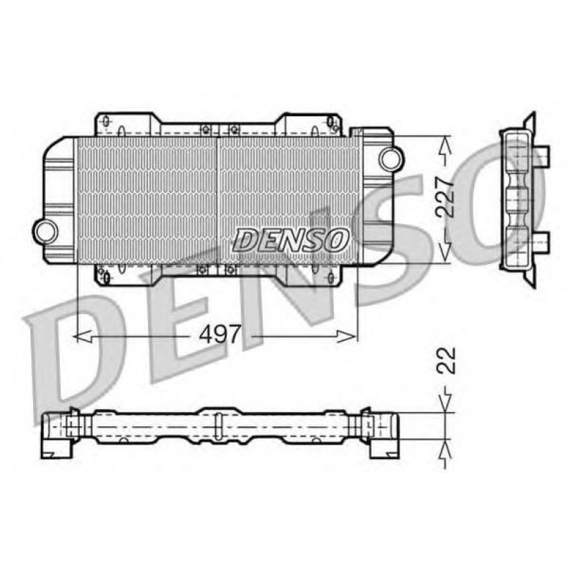 DRM10019  DENSO - Радіатор охолодження