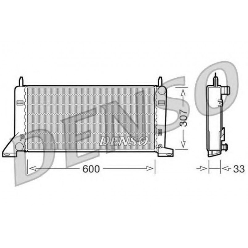 DRM10021  DENSO - Радіатор охолодження