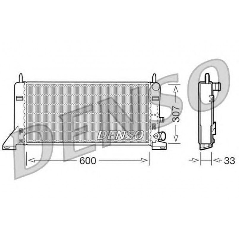 DRM10023  DENSO - Радіатор охолодження