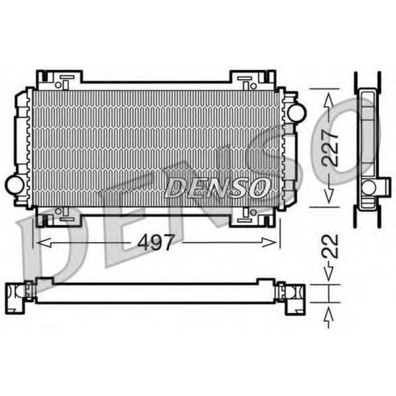 DRM10032  DENSO - Радіатор охолодження