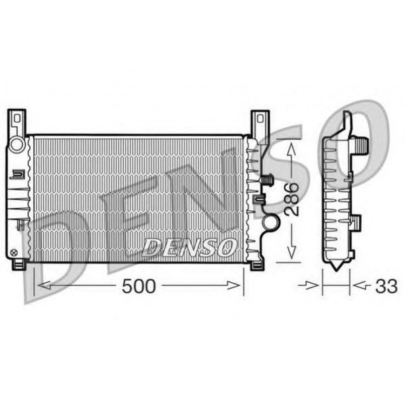 DRM10034  DENSO - Радіатор охолодження