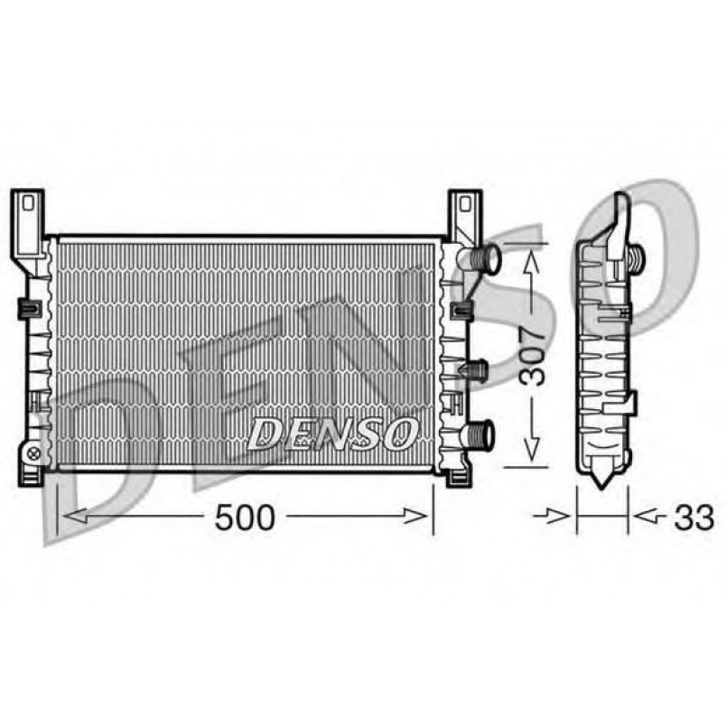 DRM10035  DENSO - Радіатор охолодження