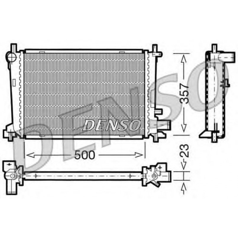 DRM10038  DENSO - Радіатор охолодження