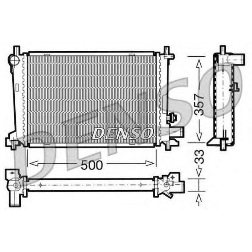 DRM10039  DENSO - Радіатор охолодження