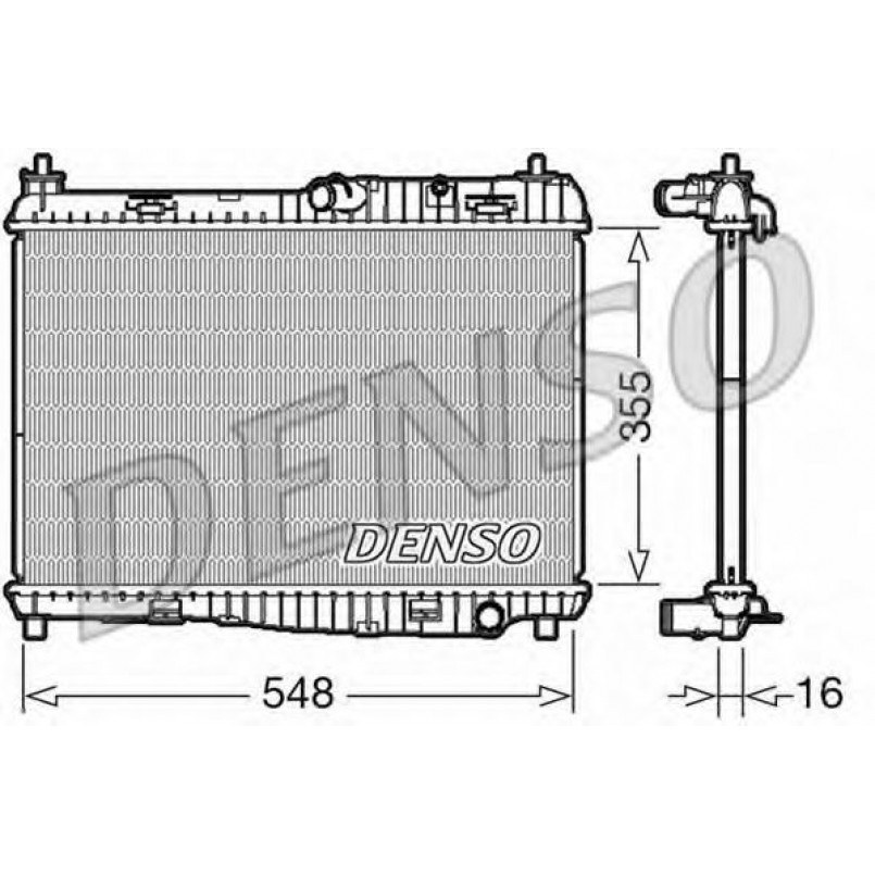 DRM10043  DENSO - Радіатор охолодження