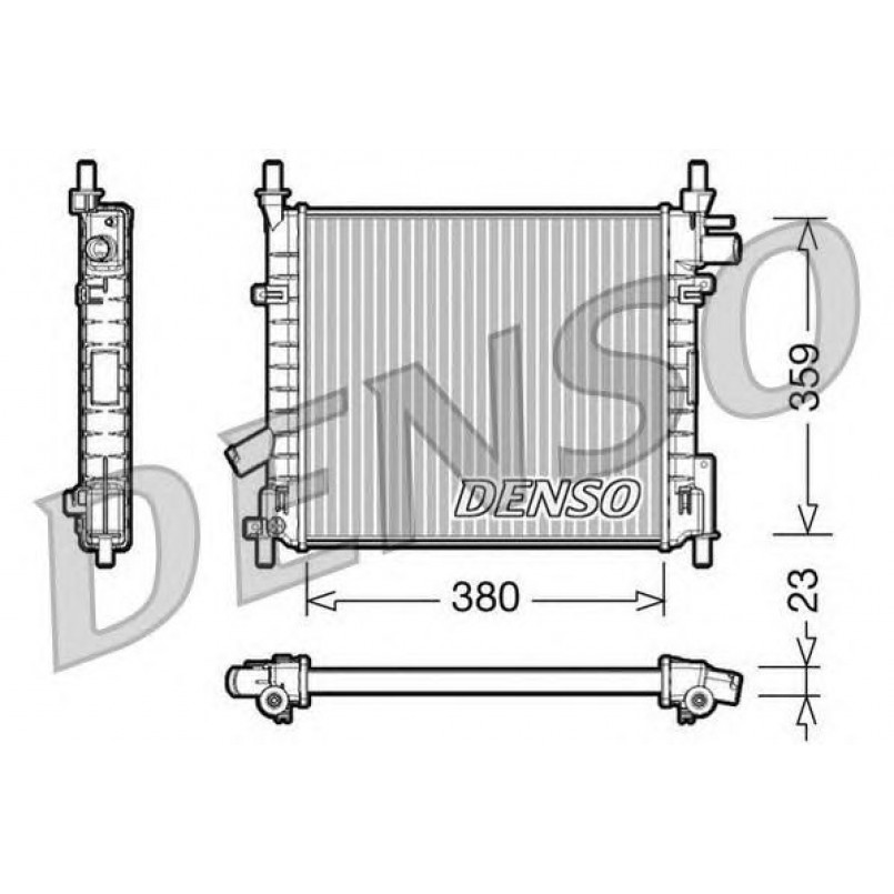 DRM10062  DENSO - Радіатор охолодження