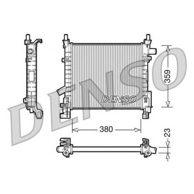 DRM10063  DENSO - Радіатор охолодження