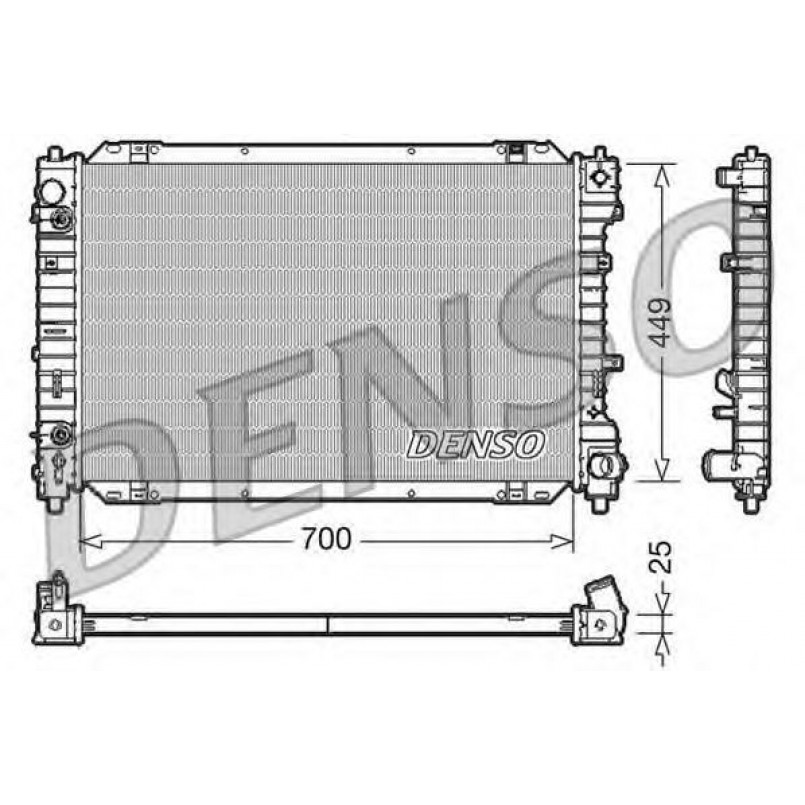 DRM10087  DENSO - Радіатор охолодження