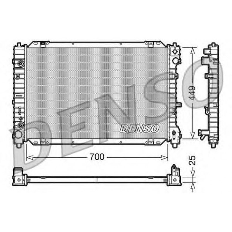 DRM10089  DENSO - Радіатор охолодження
