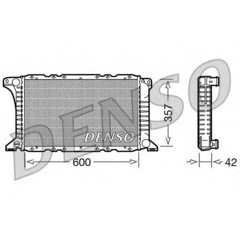 DRM10090  DENSO - Радіатор охолодження