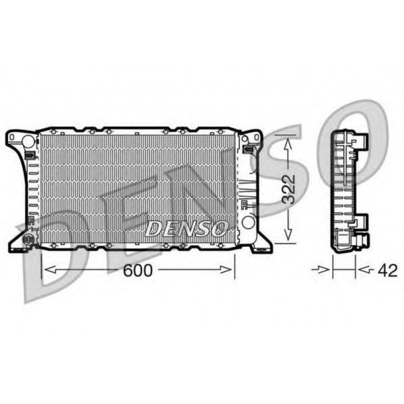 DRM10091  DENSO - Радіатор охолодження