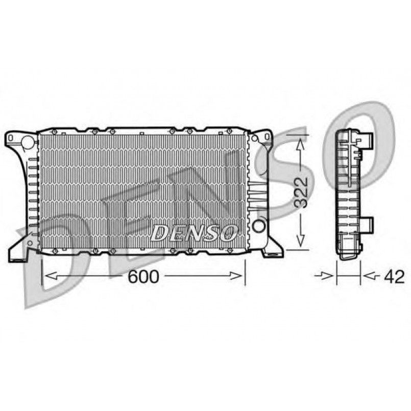 DRM10097  DENSO - Радіатор охолодження