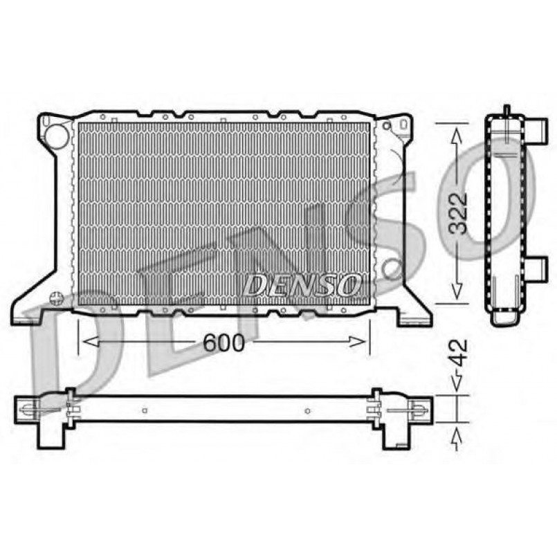 DRM10098  DENSO - Радіатор охолодження