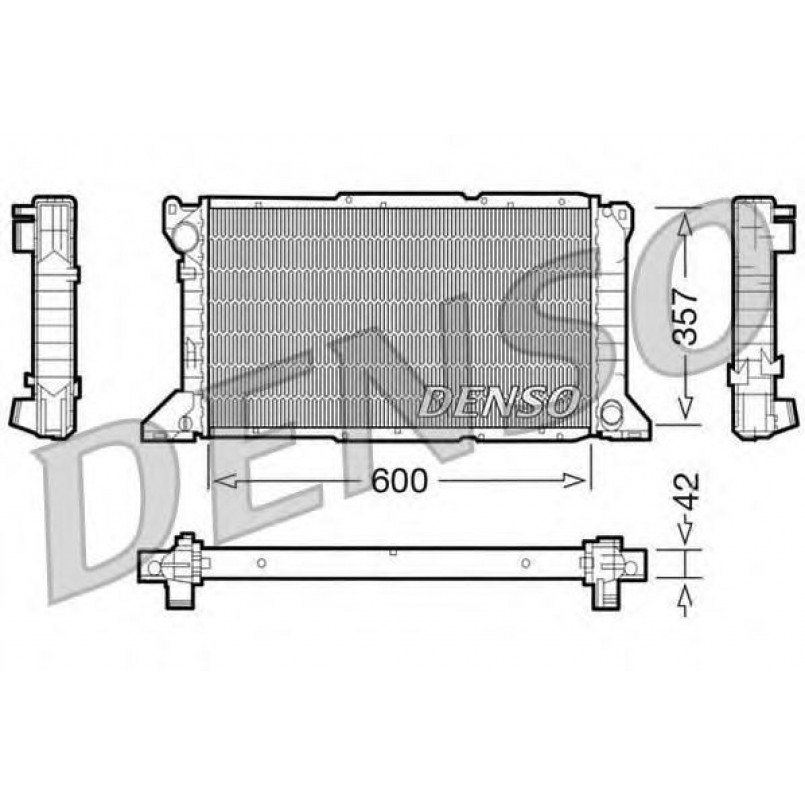 DRM10100  DENSO - Радіатор охолодження