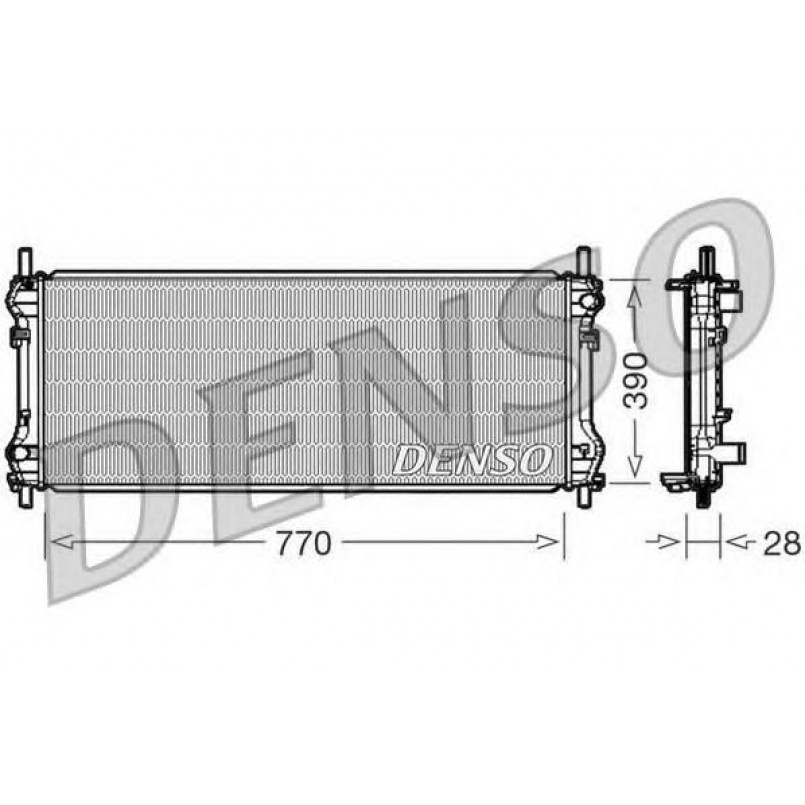 DRM10103  DENSO - Радіатор охолодження