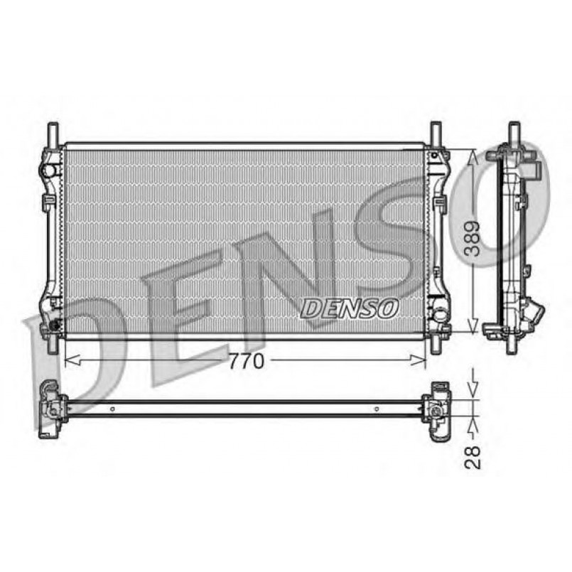 DRM10104  DENSO - Радіатор охолодження