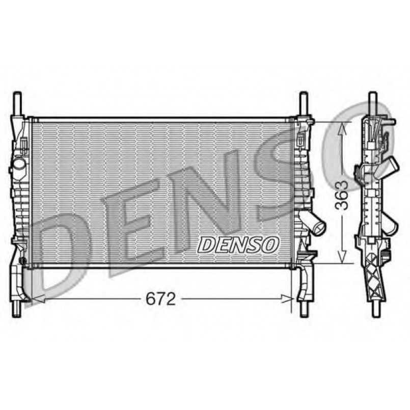 DRM10105  DENSO - Радіатор охолодження