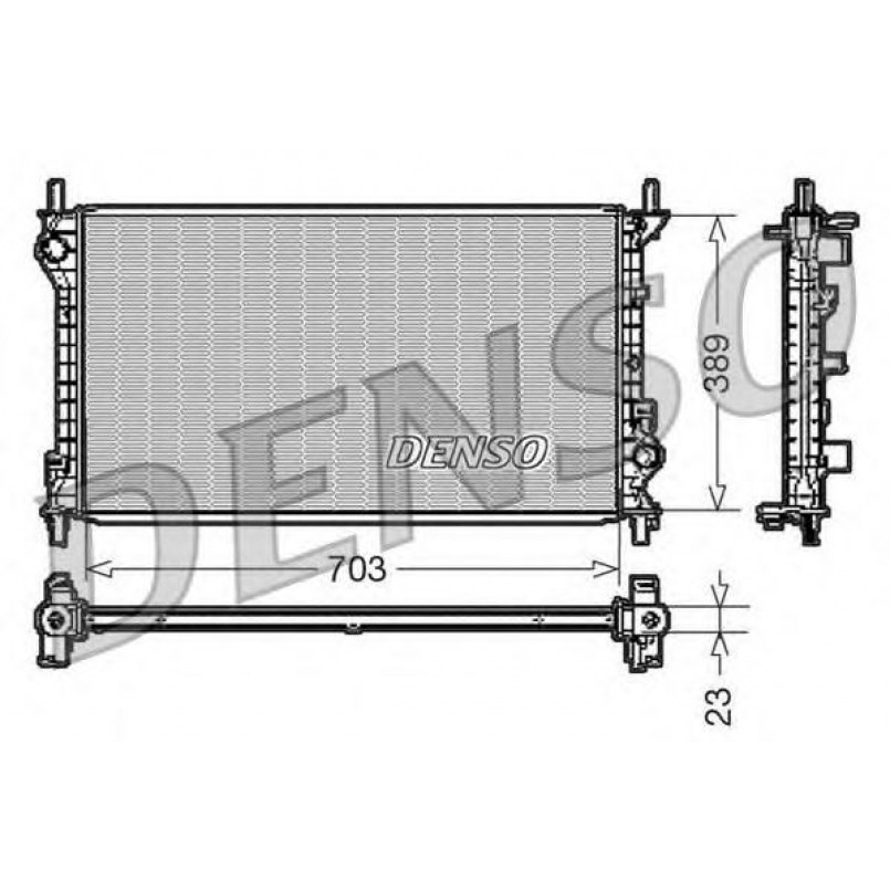 DRM10108  DENSO - Радіатор охолодження