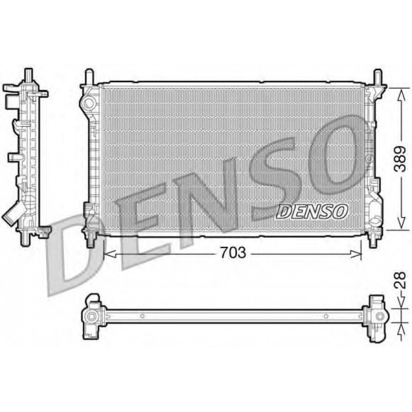 DRM10109  DENSO - Радіатор охолодження