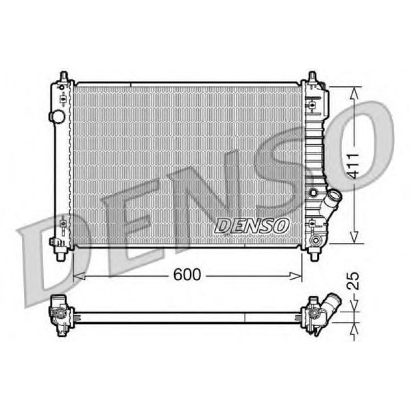 DRM15004  DENSO - Радіатор охолодження