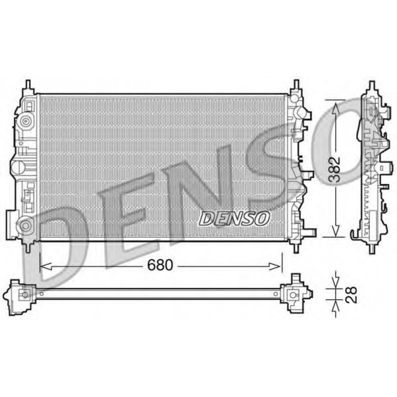 DRM15006  DENSO - Радіатор охолодження