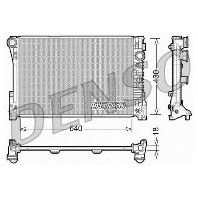DRM17005  DENSO - Радіатор охолодження