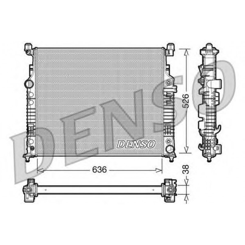 DRM17007  DENSO - Радіатор охолодження