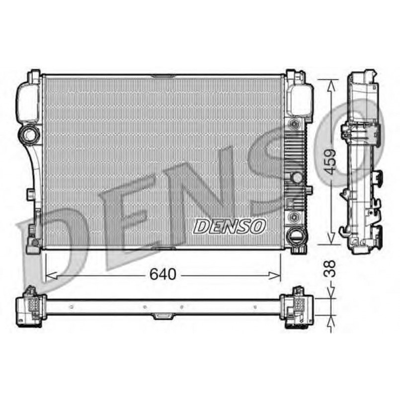 DRM17008  DENSO - Радіатор охолодження