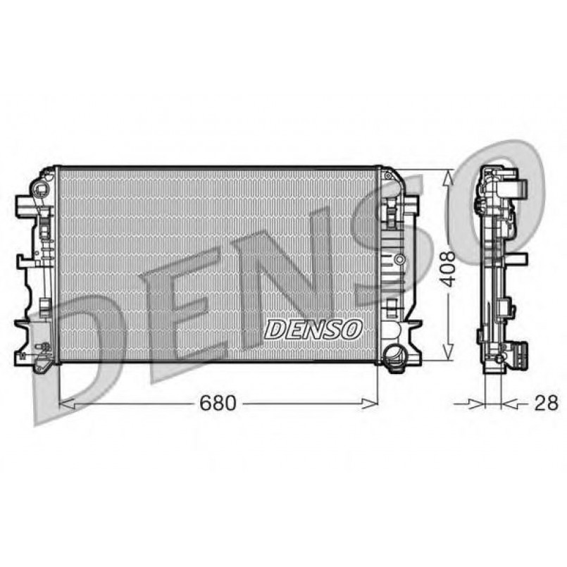 DRM17009  DENSO - Радіатор охолодження