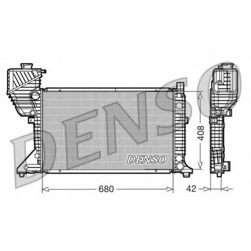 DRM17011  DENSO - Радіатор охолодження