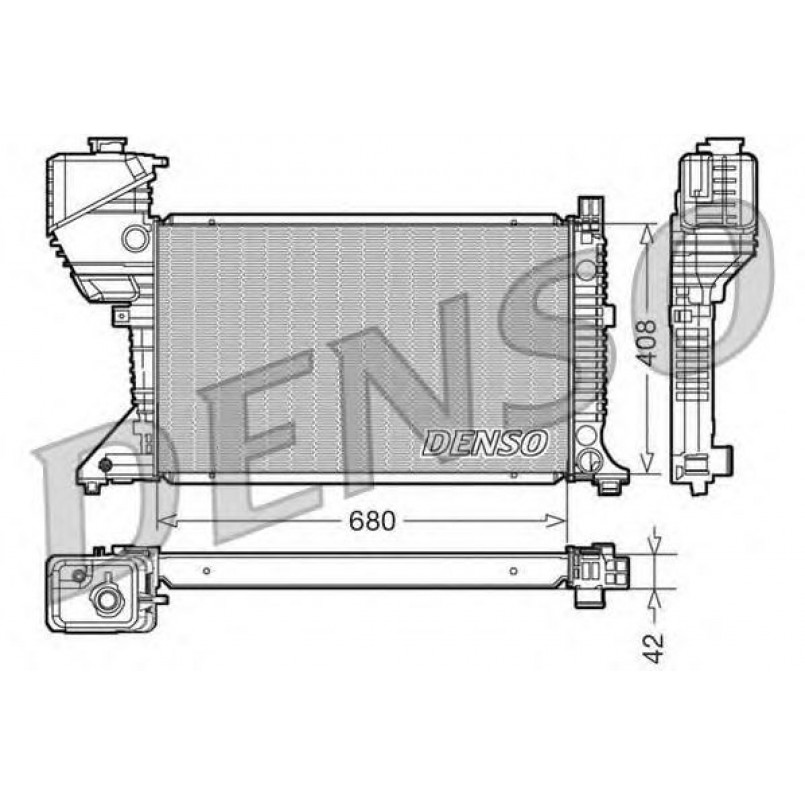 DRM17017  DENSO - Радіатор охолодження
