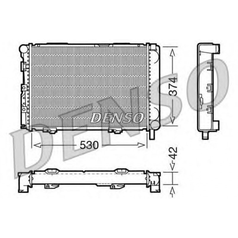 DRM17025  DENSO - Радіатор охолодження