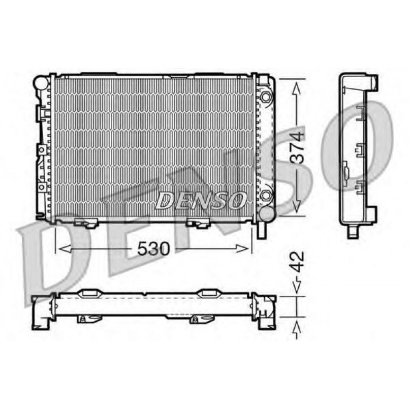 DRM17026  DENSO - Радіатор охолодження