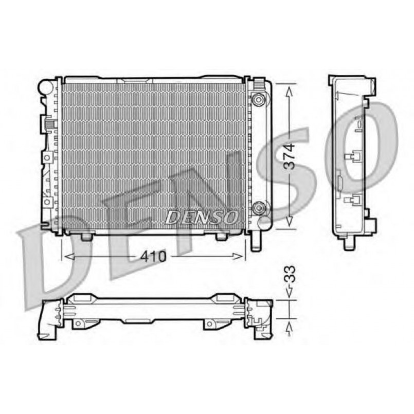 DRM17029  DENSO - Радіатор охолодження