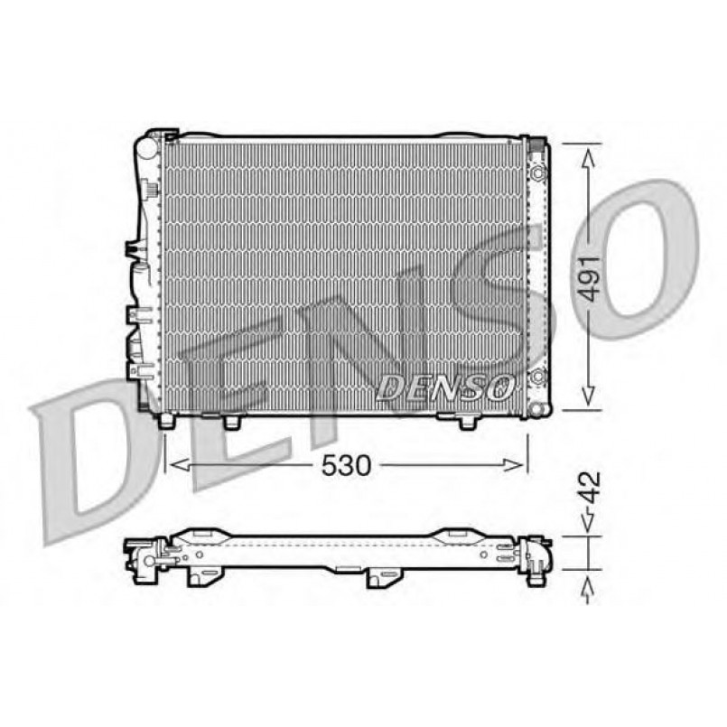 DRM17030  DENSO - Радіатор охолодження