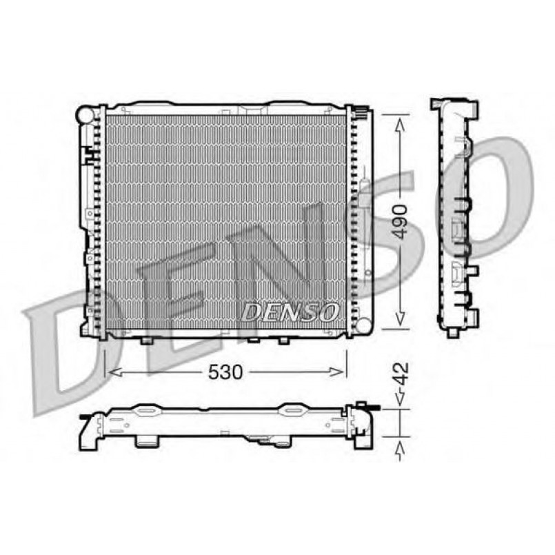 DRM17034  DENSO - Радіатор охолодження