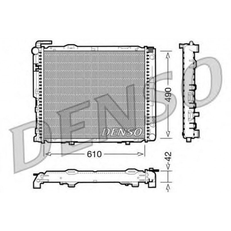 DRM17036  DENSO - Радіатор охолодження