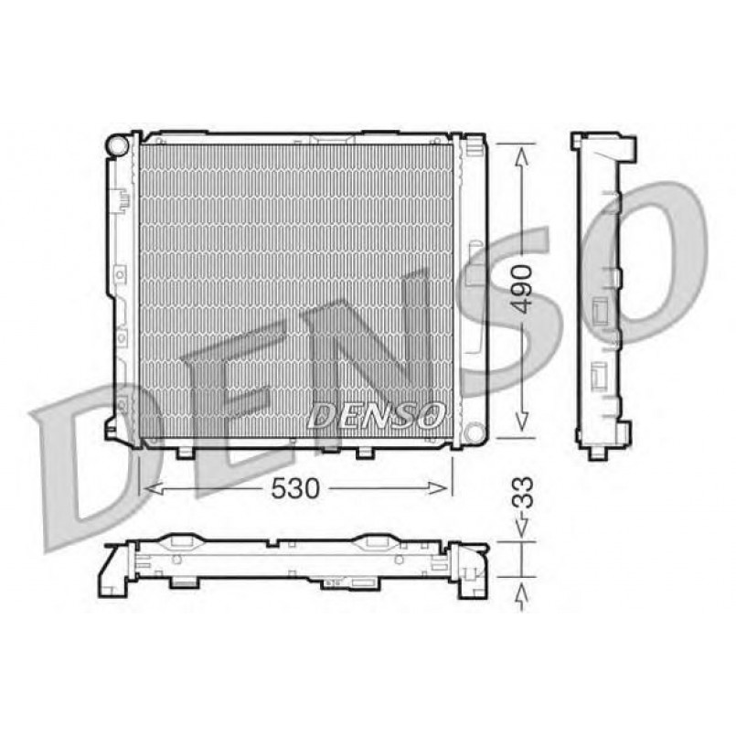 DRM17038  DENSO - Радіатор охолодження
