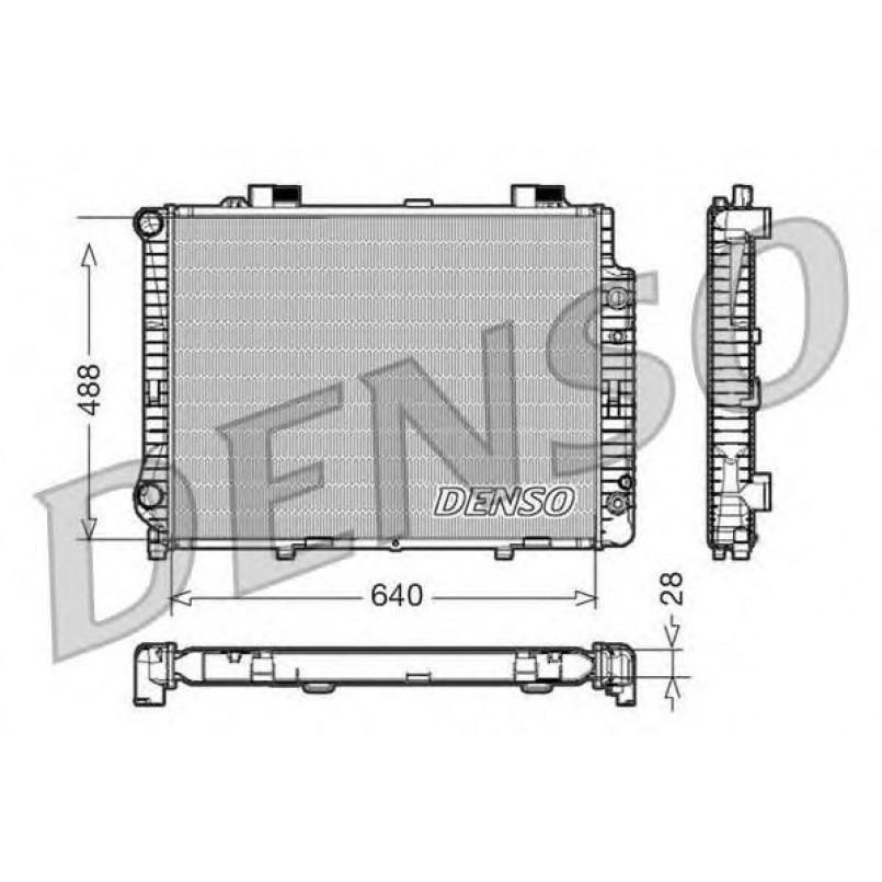 DRM17041  DENSO - Радіатор охолодження